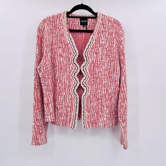 NIC + ZOE Jacket Cotton Blend Cream Size XL - Picture 6 of 8